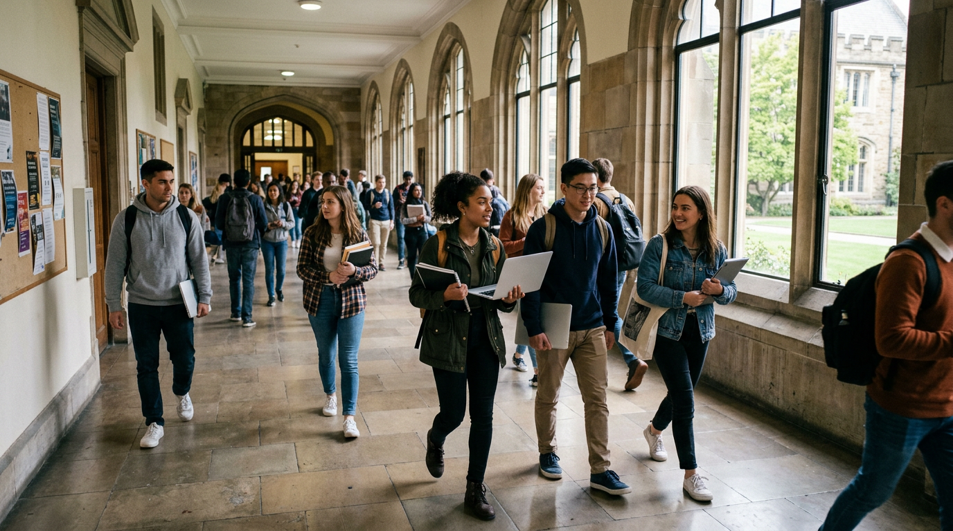 Mahasiswa dan lingkungan kampus sebagai konteks pembelajaran teknologi.